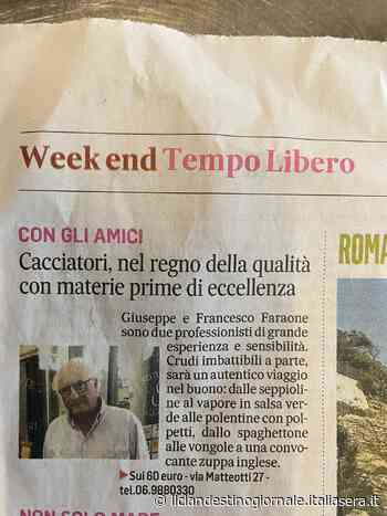 Il Ristorante I Cacciatori di Nettuno ‘stra consigliato’ sulla stampa nazionale - Il Clandestino Giornale