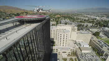 Air medical providers begin training flights to new heliport - Loma Linda University Health