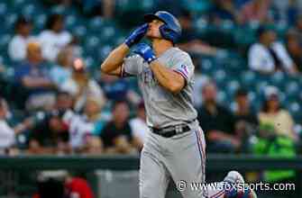 John Hicks homers twice in Rangers' 7-3 rout of Mariners