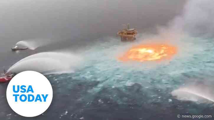 Gas pipeline fire boils underwater in the Gulf of Mexico | USA TODAY - USA TODAY