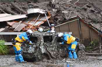 Two dead, 20 missing after mudslide rips through Japan town - St Helens Star