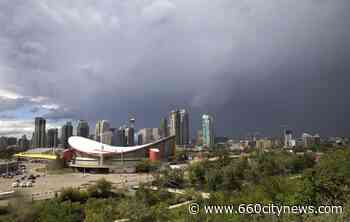 Calgary hit with heavy thunderstorm following week of blistering warm temps - 660 News