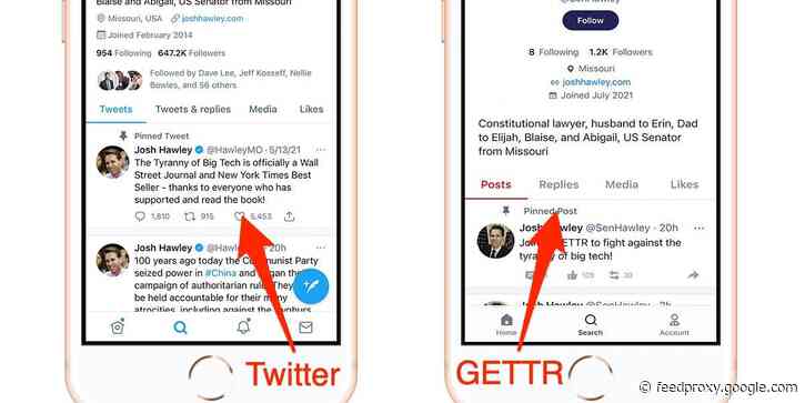 Team Trump's conservative GETTR app looks suspiciously like Twitter
