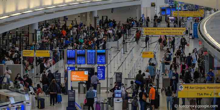 A water leak at JFK Airport caused hundreds of flight delays, cancellations, and diversions on the busiest travel weekend of the pandemic