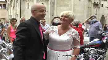 Matrimonio in Harley Davidson in centro a Modena. VIDEO - modenaindiretta.it