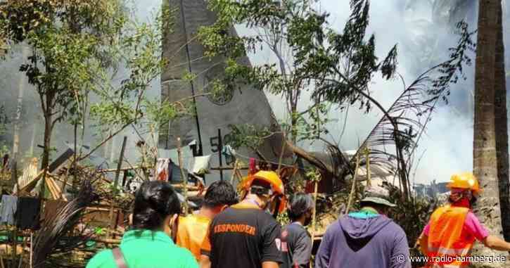 Philippinisches Militärflugzeug mit 96 Insassen abgestürzt