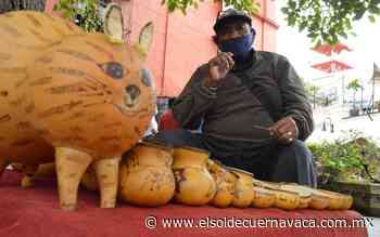 Rosendo, el artesano de los bules en Catedral de Cuernavaca - El Sol de Cuernavaca