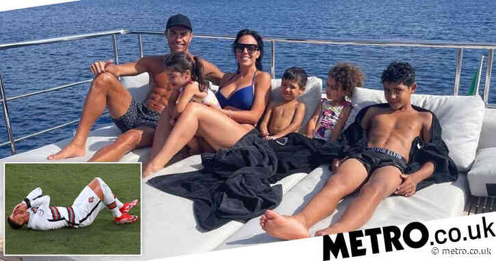 Cristiano Ronaldo relaxes with his family on yacht break after Portugal crash out of Euros