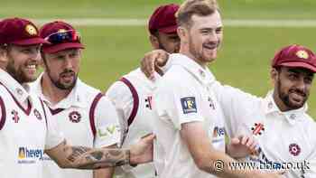 County Championship: Yorkshire struggle at Northants despite George Hill's maiden half-century