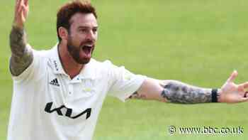 County Championship: Jordan Clark takes four wickets for Surrey to restrict Hampshire