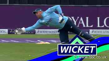 England v Sri Lanka ODI: Bairstow makes fine diving catch as Tom Curran picks up third wicket