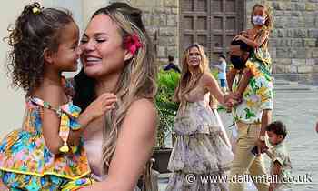 Chrissy Teigen EXCLUSIVE: Embattled model explores Florence amid cyberbullying scandal 