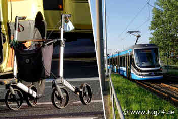 Schwerer Unfall in Chemnitz: Frau mit Rollator von Straßenbahn erfasst - TAG24