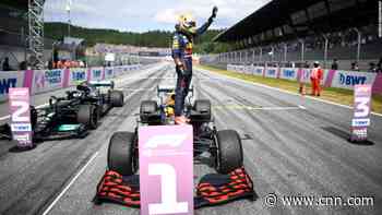 Verstappen cruises to third straight F1 victory