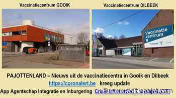 PAJOTTENLAND – Nieuws uit de vaccinatiecentra in Gooik en Dilbeek - Editiepajot