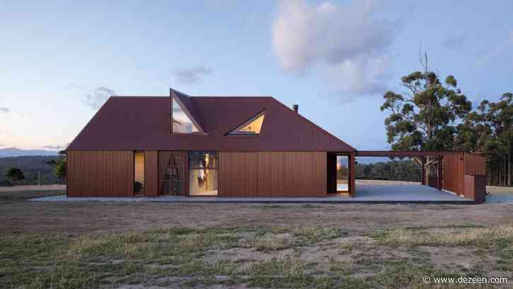 Coopworth residence is a modern take on a traditional Tasmanian farmhouse