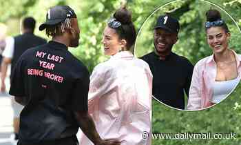 Love Island's Rebecca Gormley and beau Biggs take a romantic stroll in Regent's Park - Daily Mail