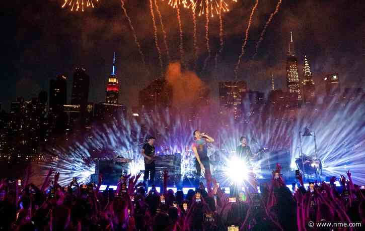 Watch Coldplay’s firework-fuelled ‘Higher Power’ performance for Independence Day