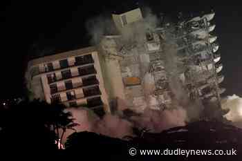 Florida building demolished with explosives following earlier partial collapse - Dudley News