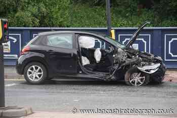 All lanes reopened following collision on Blackburn road
