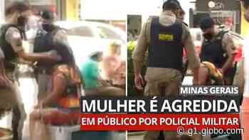 Mulher é agredida em público por policial militar em Formiga; veja vídeo - G1