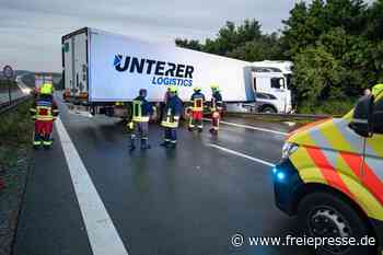 Lkw-Unfall: A 72 sechs Stunden dicht - Freie Presse