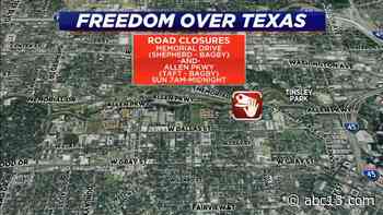 Houston traffic: Steer clear of these street closures near Shell Freedom Over Texas event - KTRK-TV