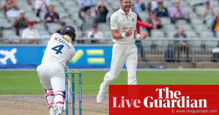 Jimmy Anderson takes 1,000th first-class wicket: county cricket – as it happened