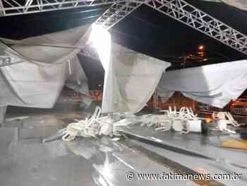 Temporal em cidade Navirai danificou mais de 500 casas e cidade continua sem energia - Fátima News