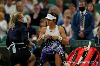 The Latest: Tomljanovic in Wimbledon QF; British Teen Stops