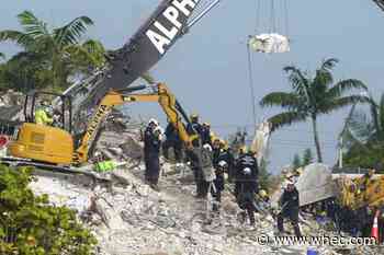 Demolition boosts search at condo, but storms pose threat