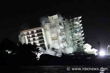 Search efforts resume after Miami condo building is demolished