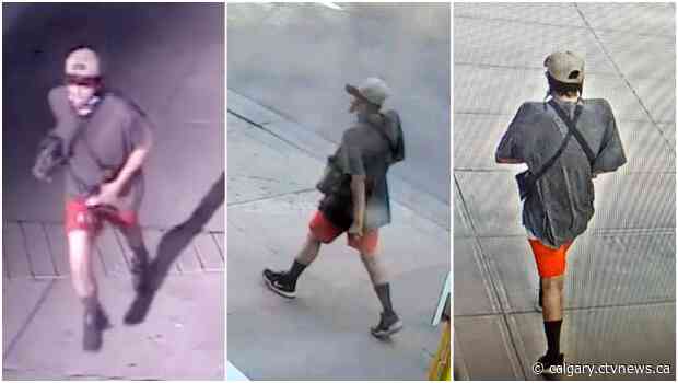 CCTV images of Calgary homicide suspect released