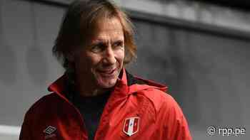 ¡La fe! Ricardo Gareca se persignó frente a los santos del vestuario de Perú previo al choque ante Brasil - RPP Noticias