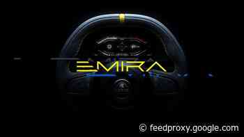 New Lotus Emira will be unveiled tomorrow