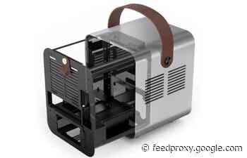Jonsplus BO 100 mini ITX case in black and silver finishes