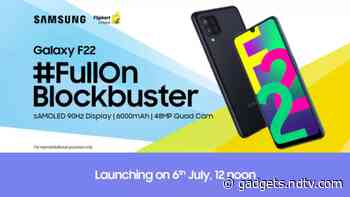 Samsung Galaxy F22 India Launch Today: Expected Price, Specifications