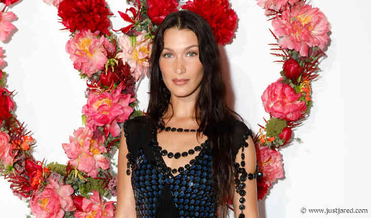 Bella Hadid Wears Fun Fringe Dress at Louis Vuitton Dinner with More Models!
