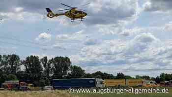 Unfall auf der A8 bei Augsburg: Retter kommen nur mühsam voran
