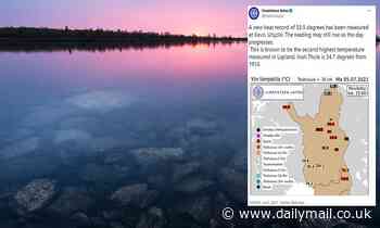 Lapland records its hottest day since 1914 