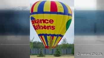 Passenger hurt as wind gust hits landed hot air balloon in west Edmonton