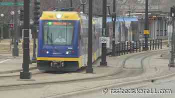 One dead, one injured after light rail train collides with vehicle