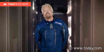 Richard Branson goes inside the ship taking him to space, addresses Bezos rivalry rumors