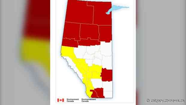 Tornado warning lifted for central and southern Alberta, severe thunderstorm warnings remain