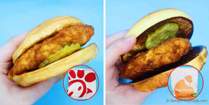 I compared McDonald's crispy chicken sandwich to Chick-fil-A's, and I thought they were almost identical