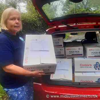 Burgess Hill Town Council gives out food boxes - Mid Sussex Times