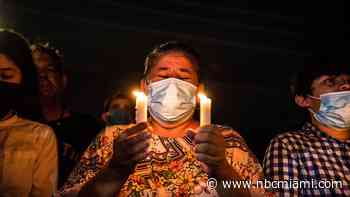 Miami Beach Holds Candle-Light Vigil Amid Surfside Tragedy