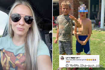 Teen Mom Mackenzie McKee slammed for sharing photo of her son Gannon, 9, posing with a dead snake... - The US Sun