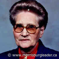 Obituary – Keitha McConnell – Morrisburg Leader - The Morrisburg Leader