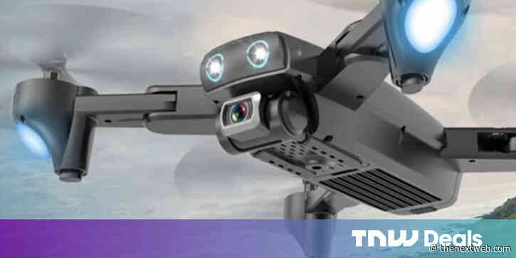 Get this quadcopter drone with a 4K camera and awesome flight stabilization for $99